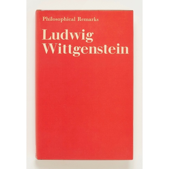 PHILOSOPHICAL REMARKS - Ludwig Wittgenstein - Basil Blackwell 1971